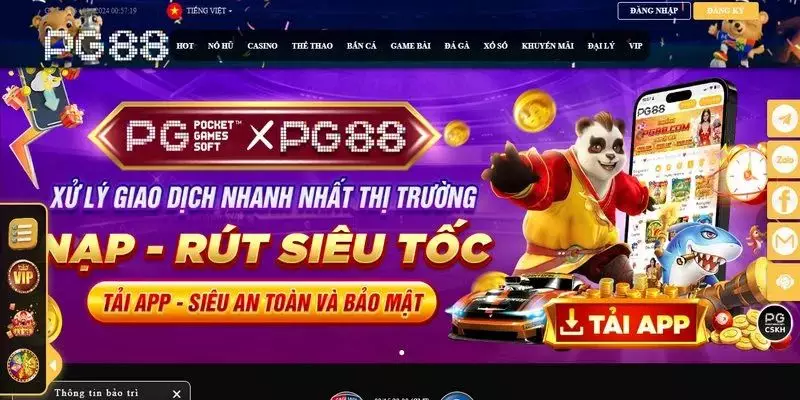 Rút tiền PG88 bằng cách vào trang chủ